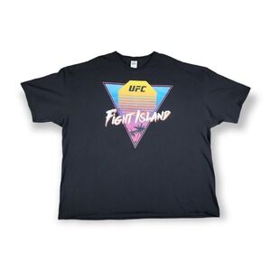 Delta Pro Weight UFC Fight Island Graphic Black‎ T Shirt Men's Size 5XL